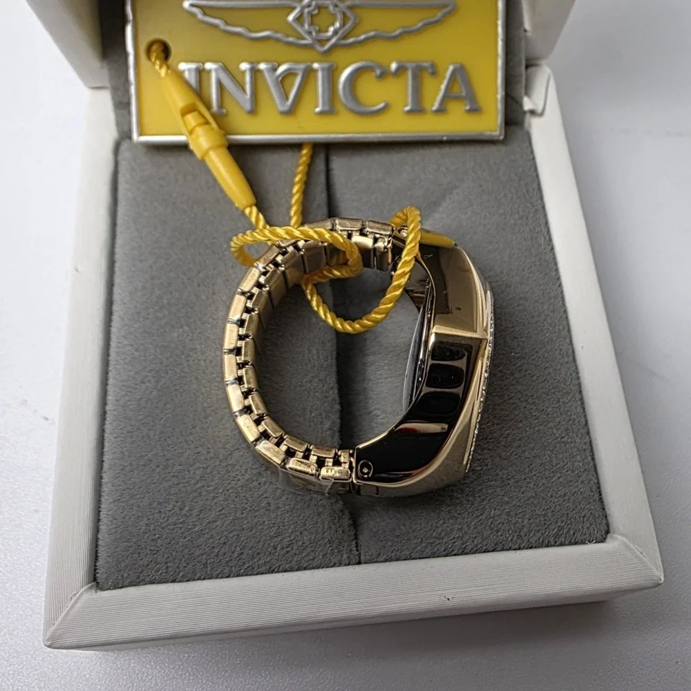 Invicta Mini Angel Women\'s Ring Watch 18.5mm, Gold NEW Invicta Mini Angel Women main image 3